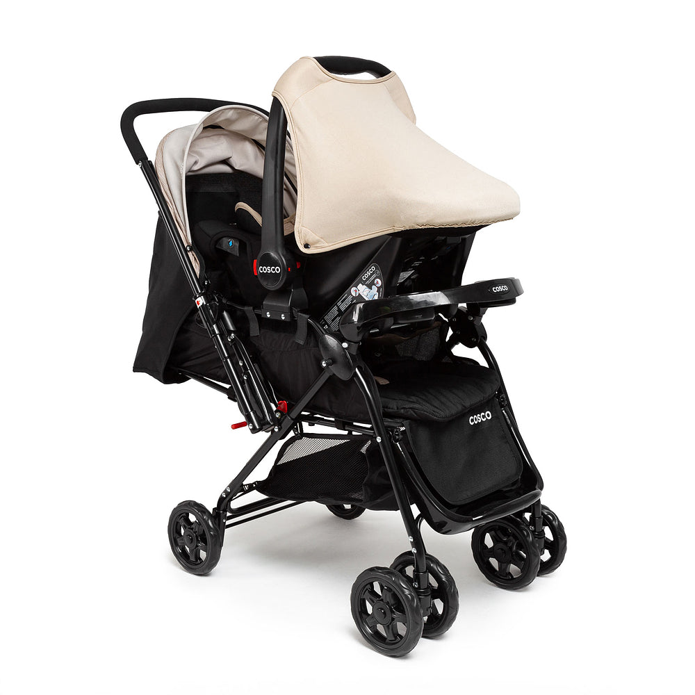 Conjunto Cosco - Carrinho com Bebê Comforto Travel System Reverse DUO