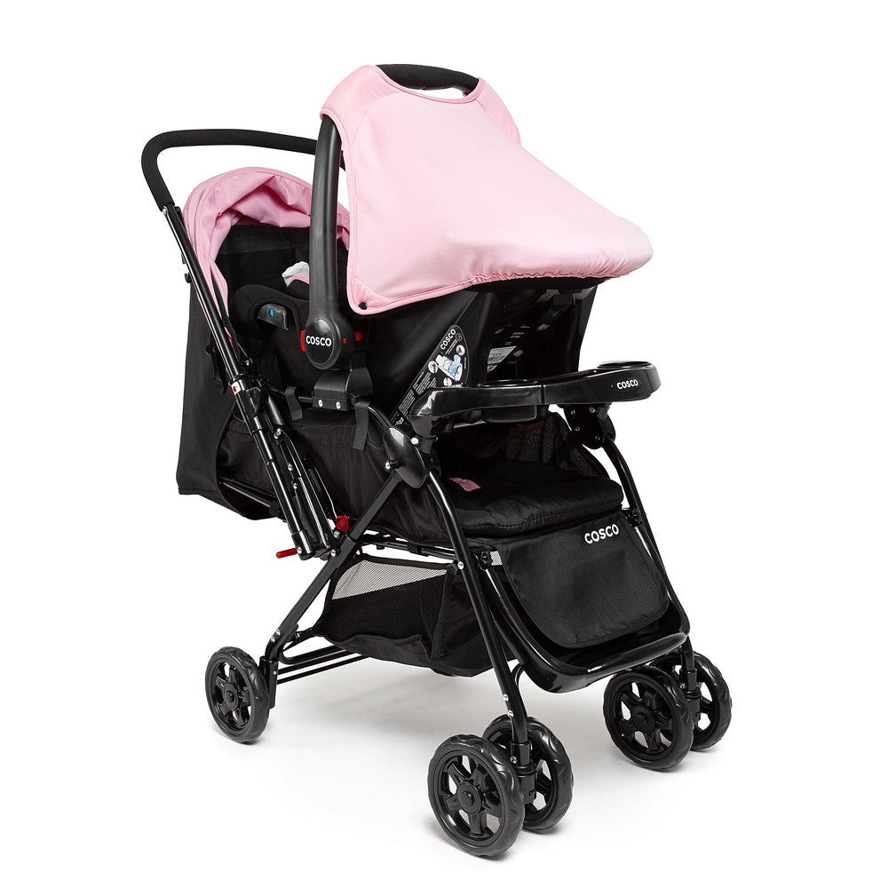 Conjunto Cosco - Carrinho com Bebê Comforto Travel System Reverse DUO