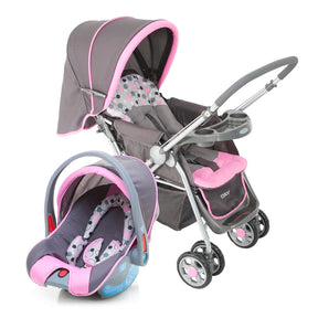 Conjunto Cosco - Carrinho com Bebê Comforto Travel System Reverse DUO