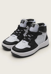 Tênis Infantil Cano Alto Kidy Nova York Preto Branco